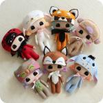  Peek-a-Boo Pals - You Choose Two Patterns