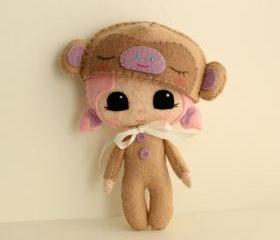  Peek-a-Boo Monkey pdf Pattern