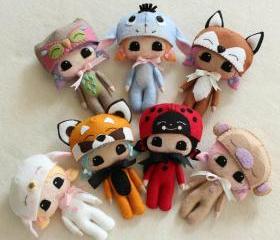  Peek-a-Boo Pals - Set of Seven pdf Patterns