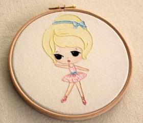 Embroidered Ballerina pdf Pattern
