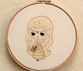 Embroidered Princess pdf Pattern